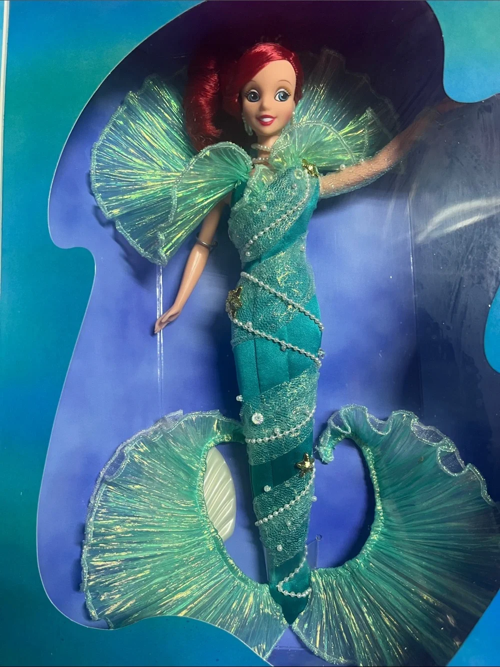 NRFB 1997 Mattel Disney The Little Mermaid Aqua Fantasy Ariel Mermaid Doll